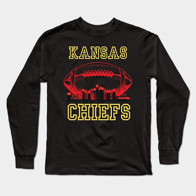 kc chiefs Long Sleeve T-Shirt by soft and timeless